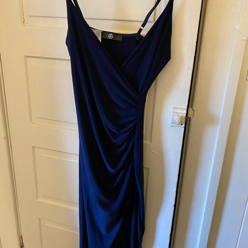 Navy Blue Missguided Dress